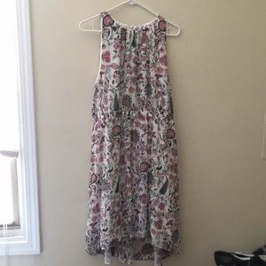 High low flower dress never worn
